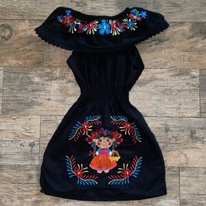 Traditional Mexican Little Girls Dress